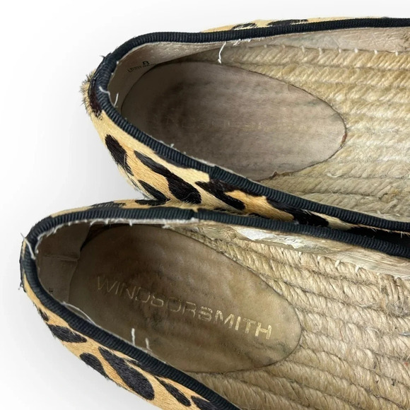 Windsor Smith Brie Ocelot Pony Hair Espadrilles - Picture 10 of 12